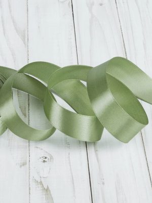АТЛАСНАЯ ЛЕНТА ФИСТАШКОВОГО ЦВЕТА №93,  ШИРИНОЙ: 6 мм, 12 мм, (32±1м)