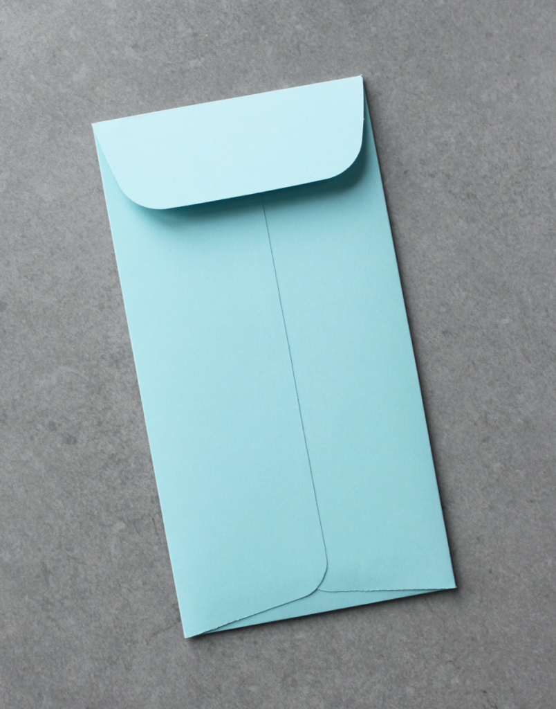 ГОЛУБОЙ КОНВЕРТ 170х90 мм, 160 гр\м2 (для денег) – bums.by